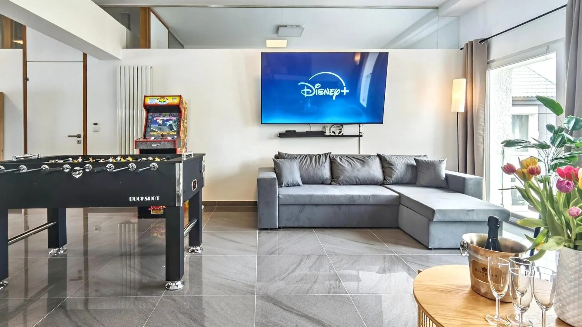 Loft Fuer Bis Zu 12, Whirlpool, Infrarotsauna, Arcade-Spiele, Tischfussball, Wii Nuremberg