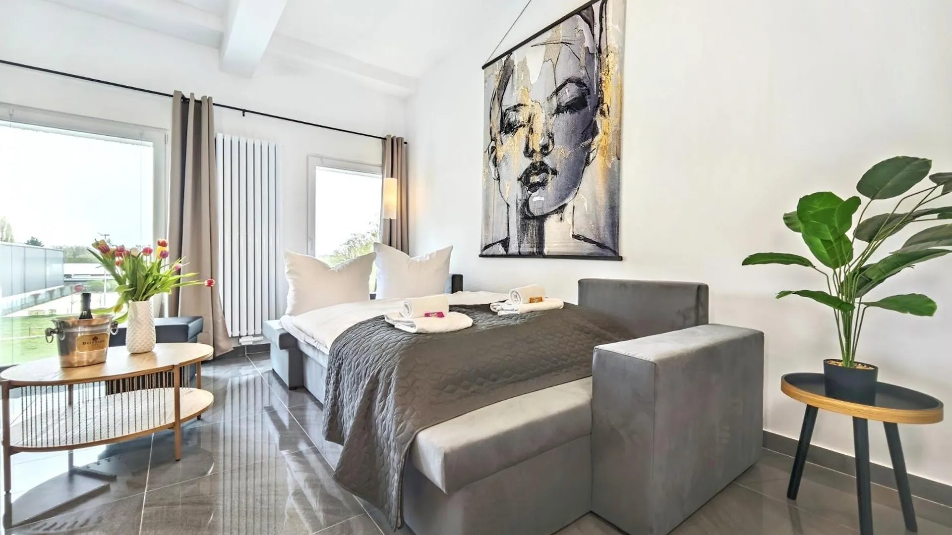 Apartment Loft Fuer Bis Zu 12, Whirlpool, Infrarotsauna, Arcade-Spiele, Tischfussball, Wii Nuremberg Germany